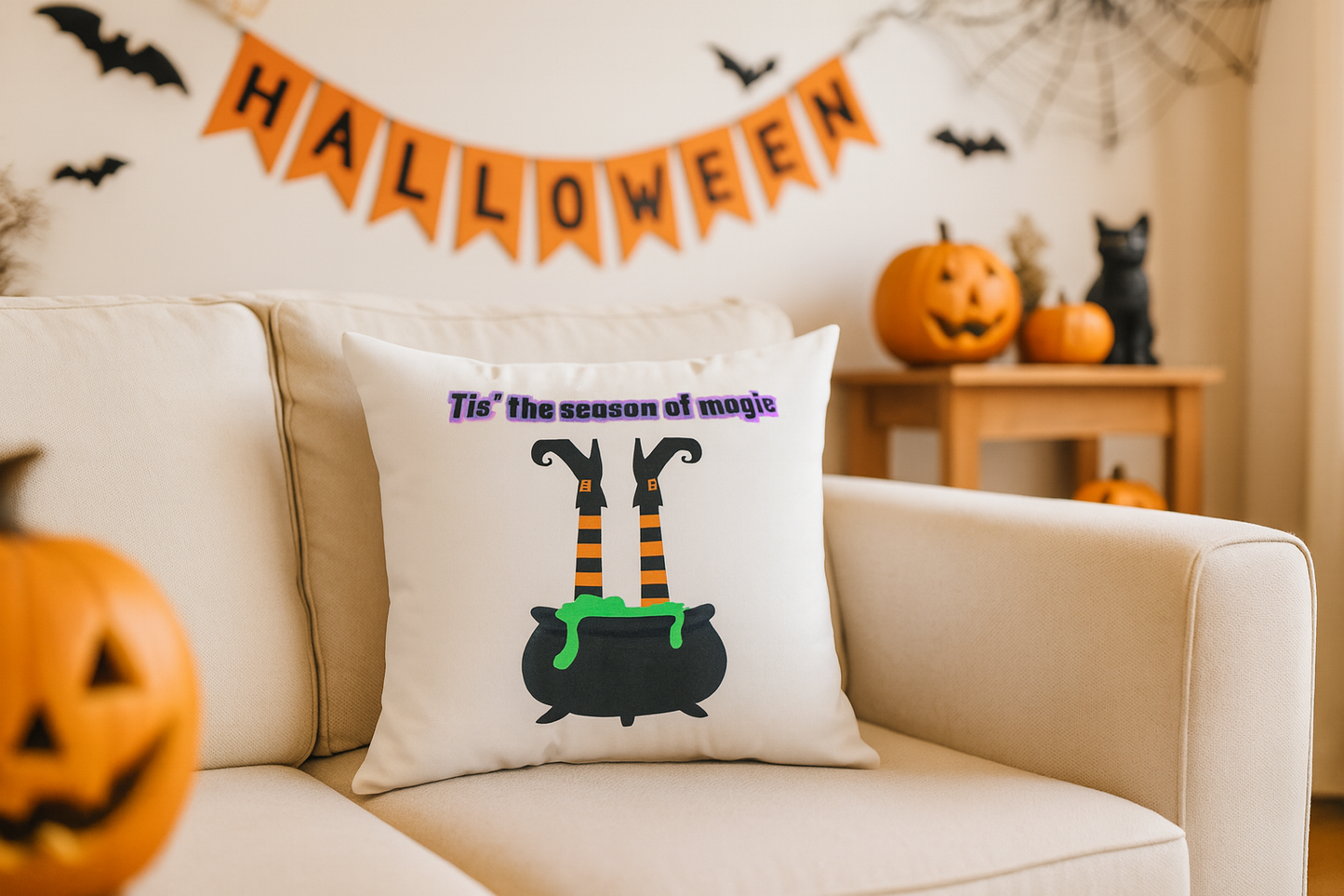 Tis' the Season of Magic Decorative Pillow