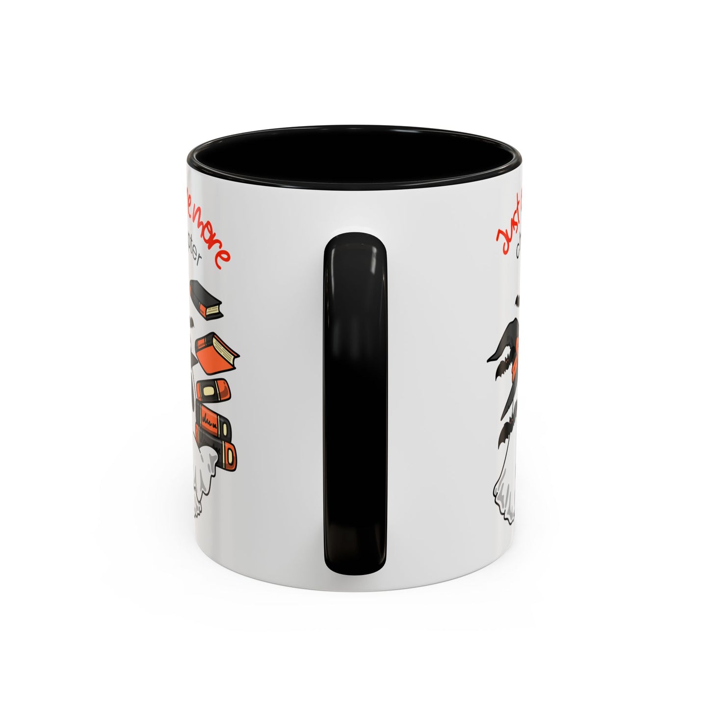 Halloween Coffee Mug - "Just One More Chapter" Bookish Spooky Accent Mug (11/15oz)
