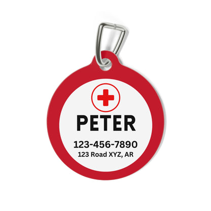 Pet Tag - Medical Pet Tag On Medications for Dogs