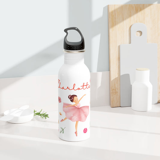Personalized Ballerina Water Bottle