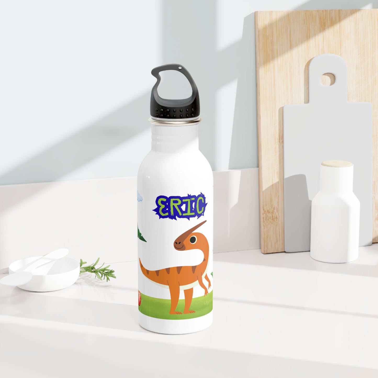 Personalized Dinosaur Water Bottle 20z