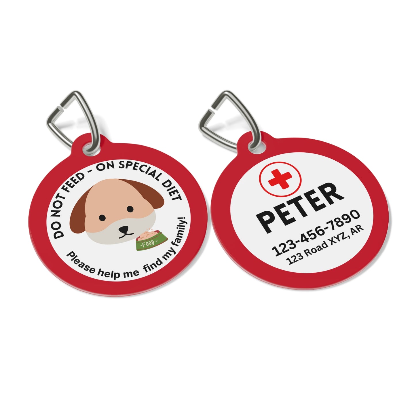 Pet Tag - Do Not Feed On Special Diet for Dogs