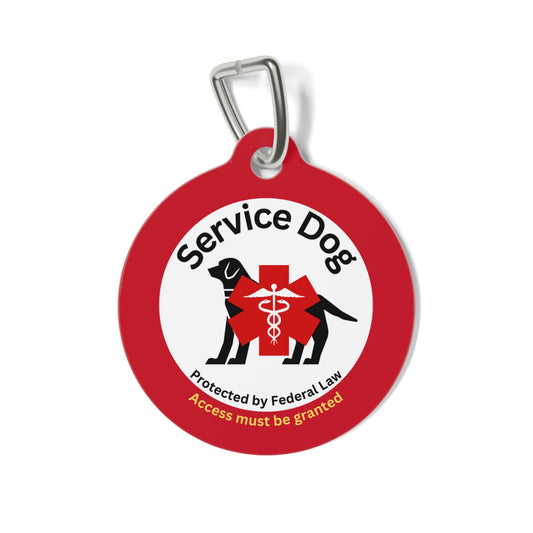 Pet Tag- Service Dog ID Pet Tag