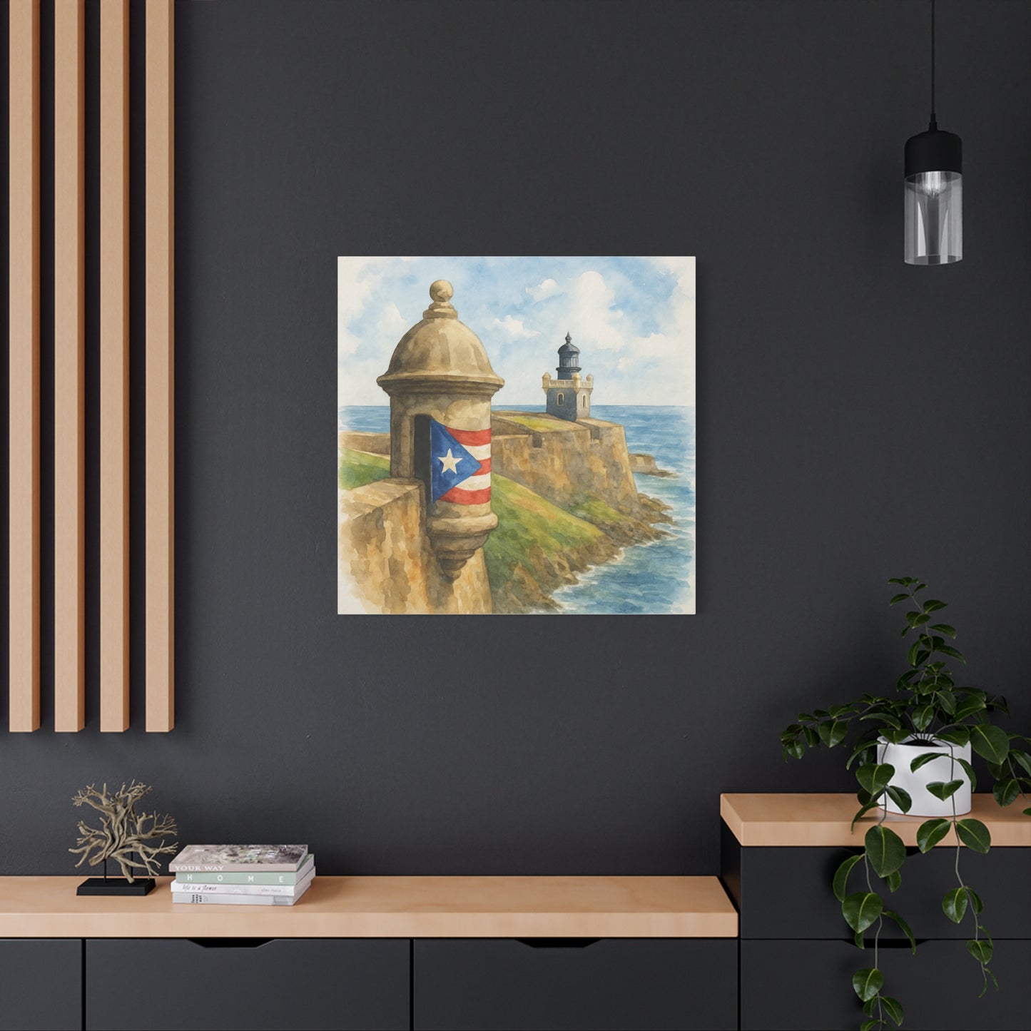 Puerto Rico Garita El Morro Canvas Wall Art