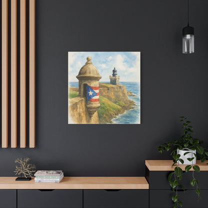 Puerto Rico Garita El Morro Canvas Wall Art