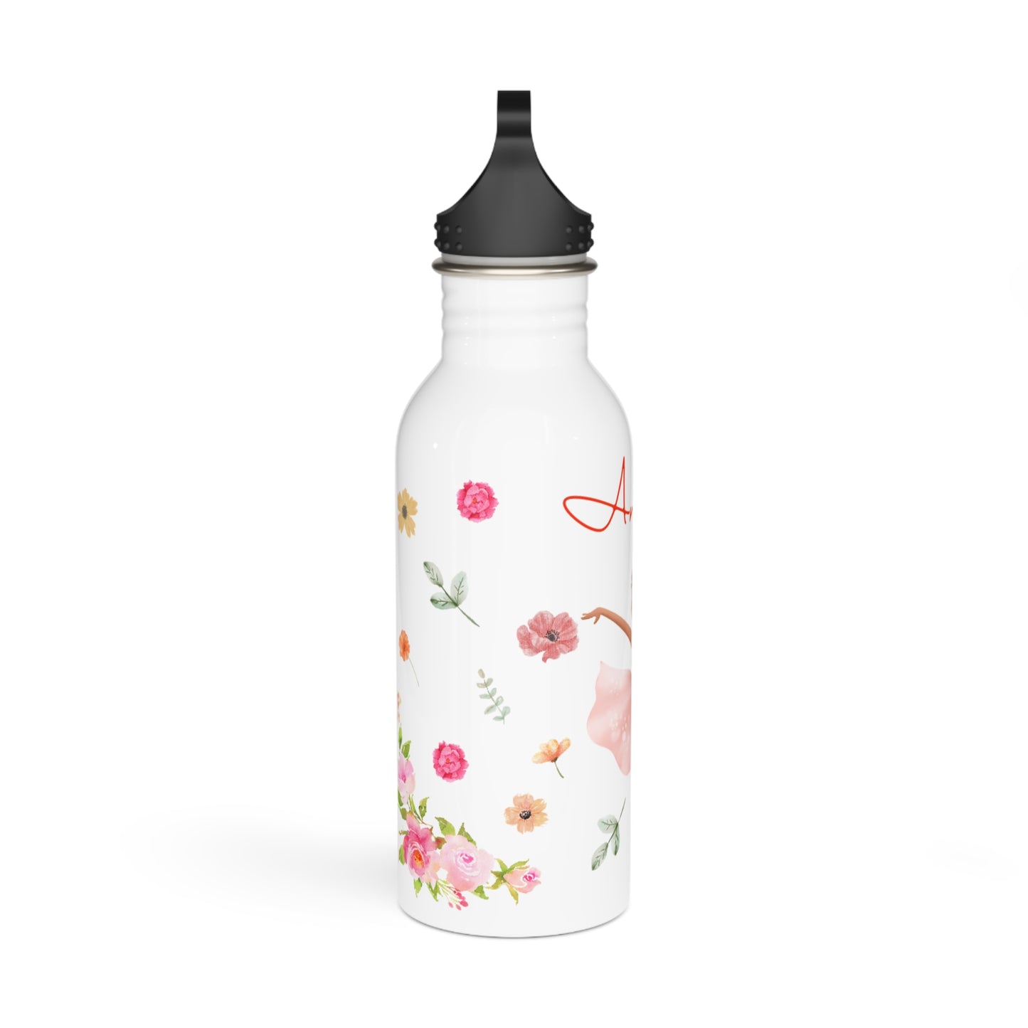 Personalized Dancing Ballerina Water Bottle 20oz