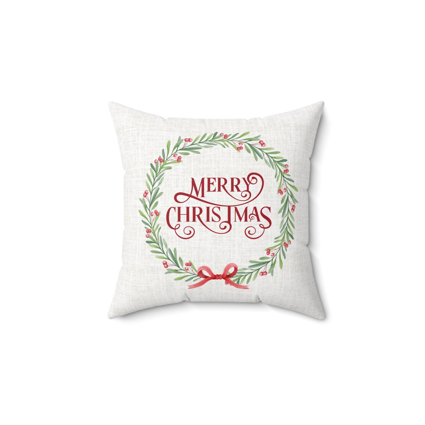 Christmas Garland Decorative Pillow