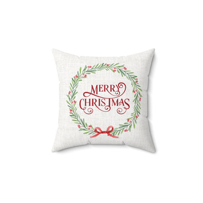 Christmas Garland Decorative Pillow