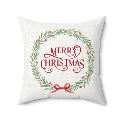 Christmas Garland Decorative Pillow