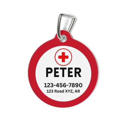 Pet Tag - Medical Id for Cats with Heart Condition