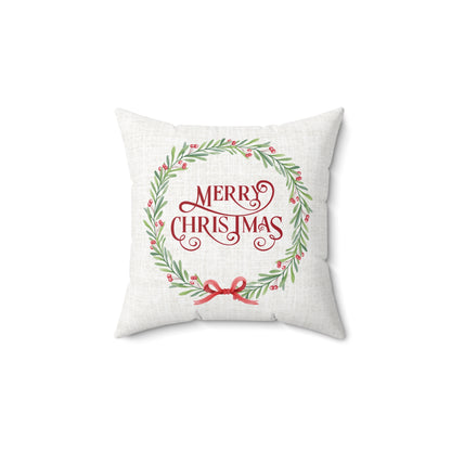 Christmas Garland Decorative Pillow