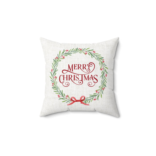 Christmas Garland Decorative Pillow