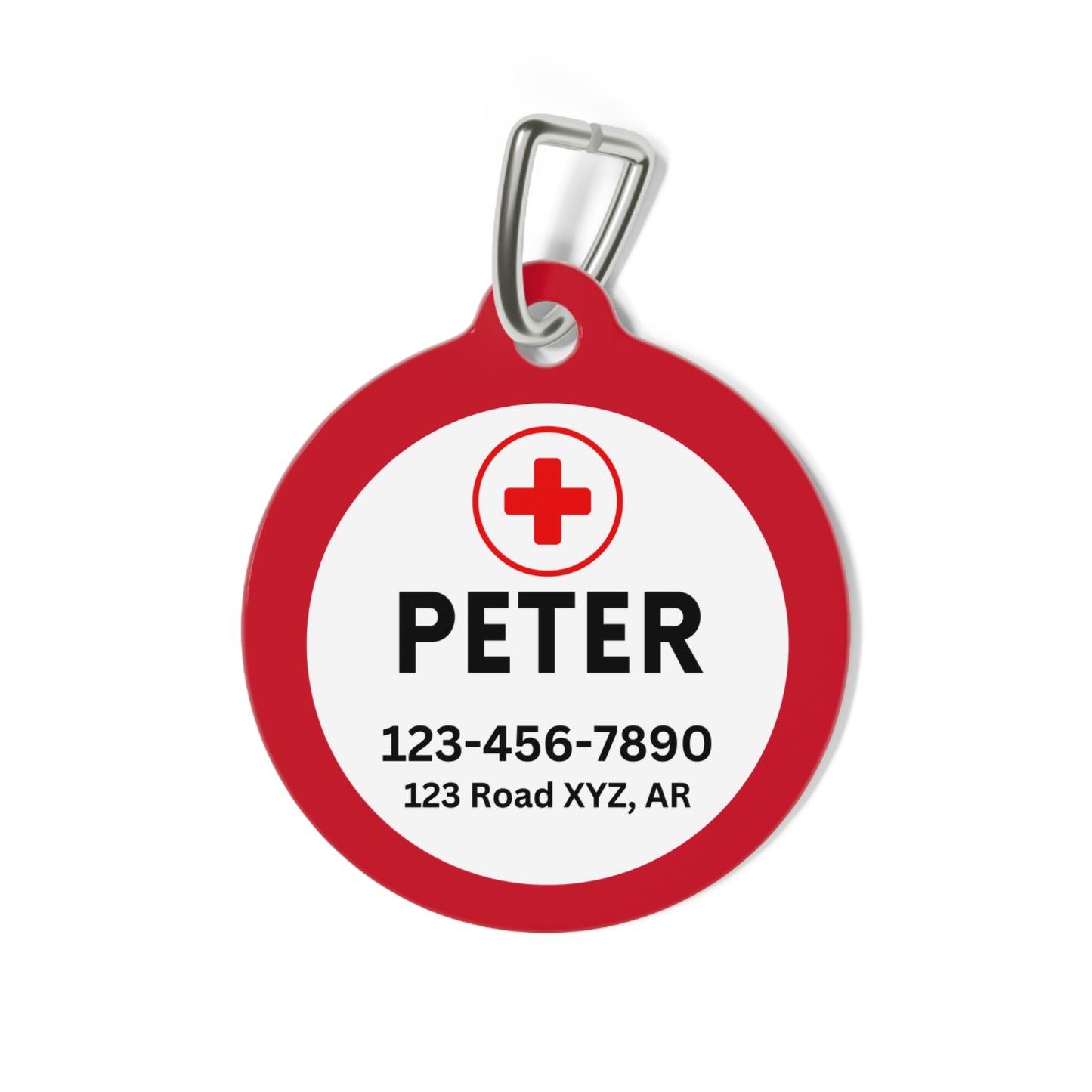 Pet Tag - Medical ID Tag for Blind Dogs