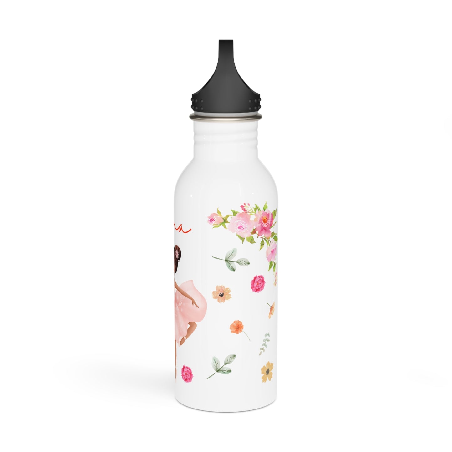 Personalized Dancing Ballerina Water Bottle 20oz