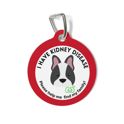 Pet Tag - Personalized Kidney Disease Medical Alert Dogs