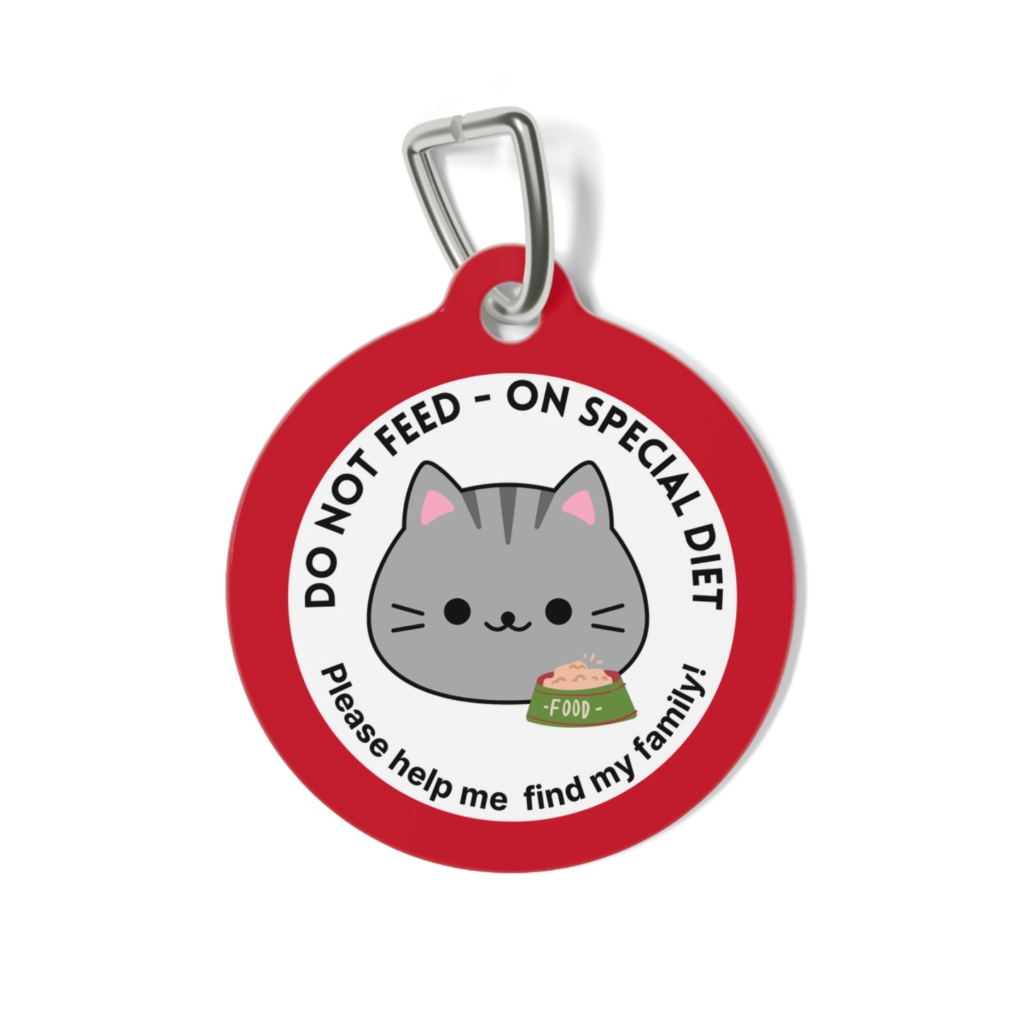 Pet Tag - Do Not Feed On Special Diet for Cats