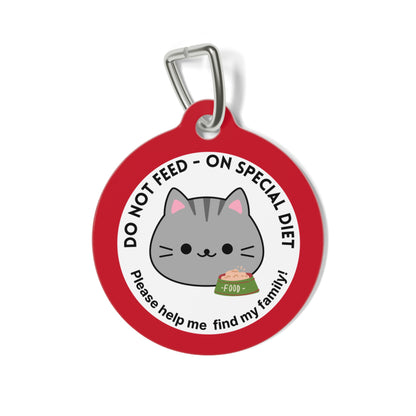Pet Tag - Do Not Feed On Special Diet for Cats