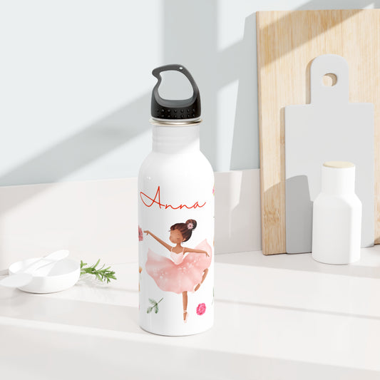 Personalized Dancing Ballerina Water Bottle 20oz