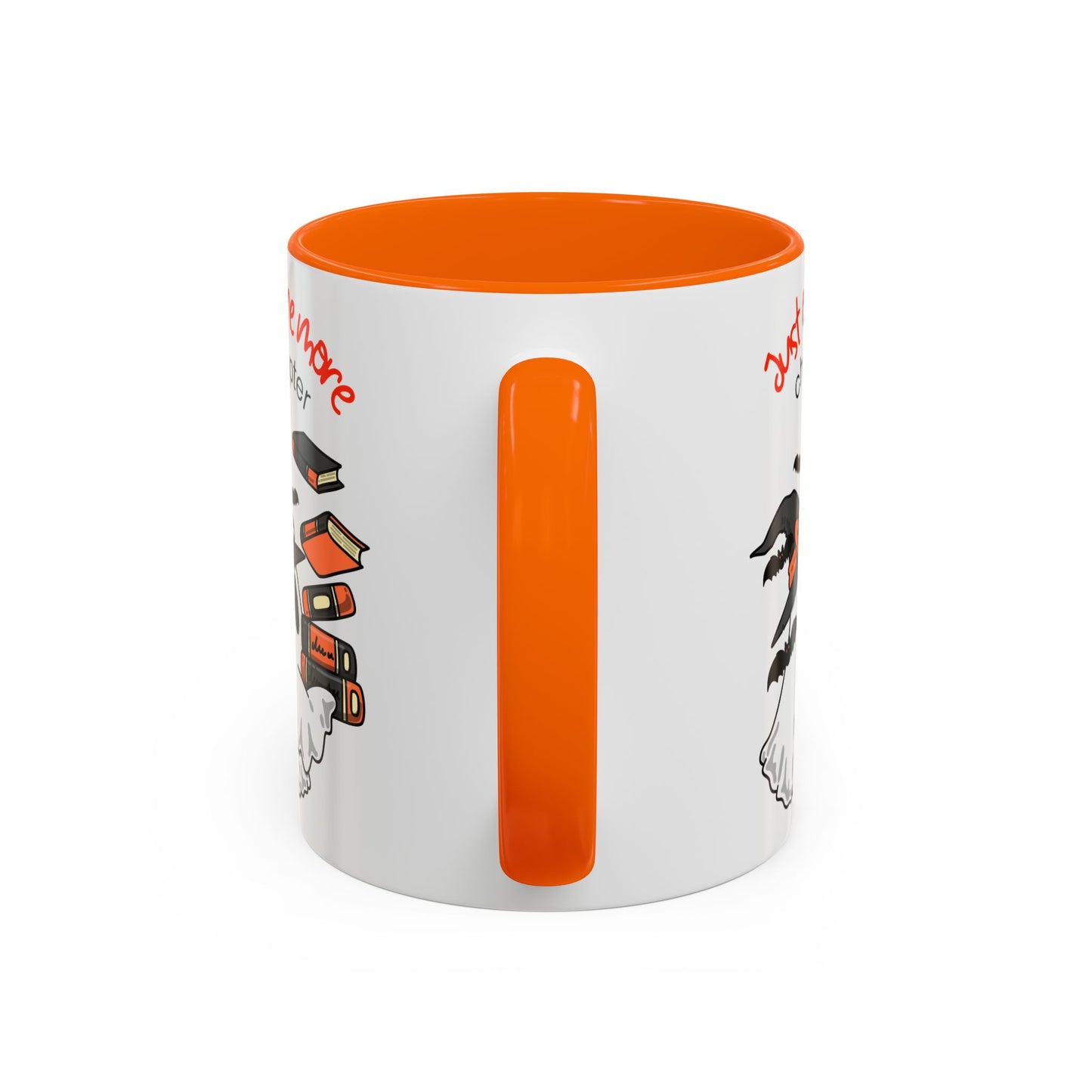 Halloween Coffee Mug - "Just One More Chapter" Bookish Spooky Accent Mug (11/15oz)