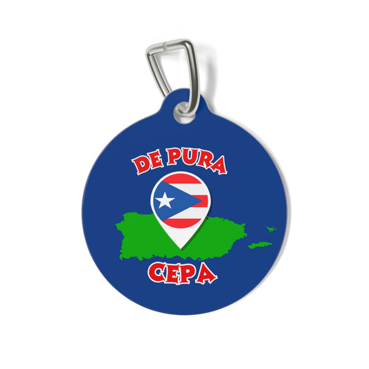 De Pura Cepa - Puerto Rican Personalized Pet ID Tag