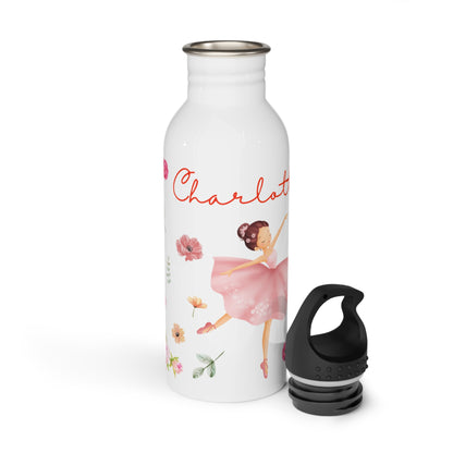 Personalized Ballerina Water Bottle
