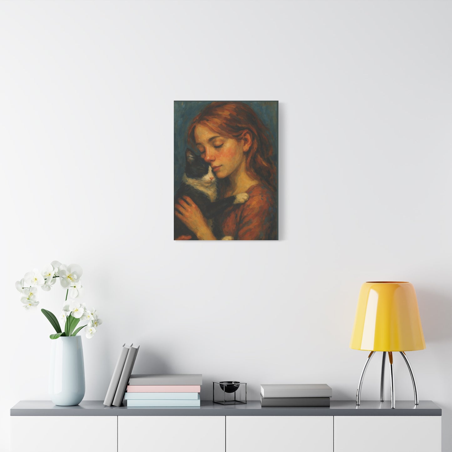 The Chosen One - Cat's Best Friend Canvas Wall Art