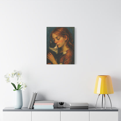 The Chosen One - Cat's Best Friend Canvas Wall Art