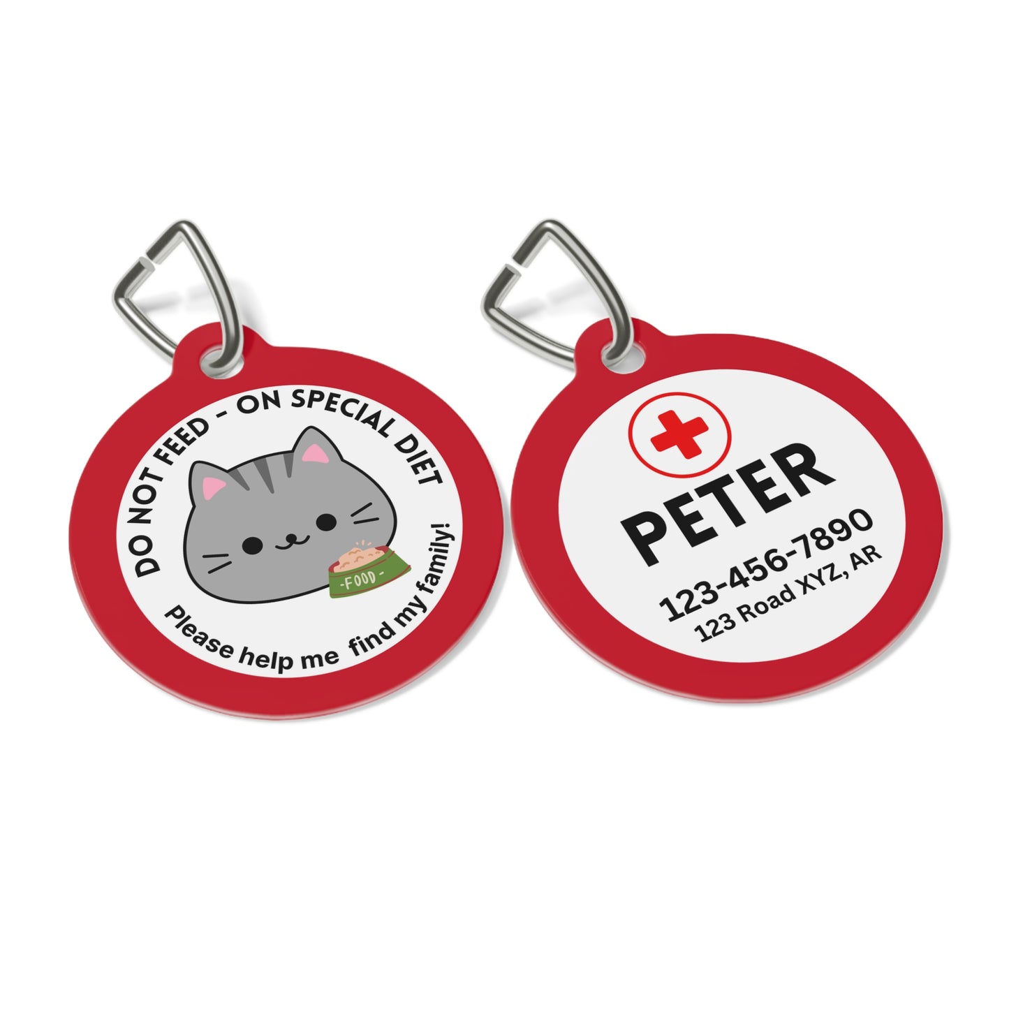 Pet Tag - Do Not Feed On Special Diet for Cats