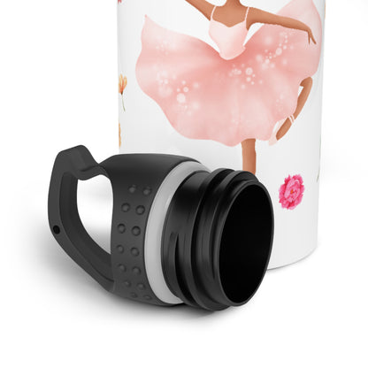 Personalized Dancing Ballerina Water Bottle 20oz