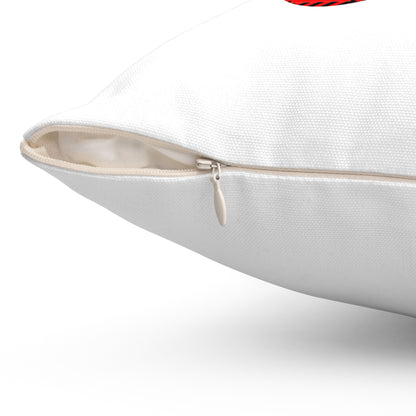 Christmas Paw Print Decorative Pillow
