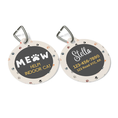 Cat Tag - Meow Indoor Cat Help!