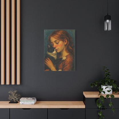 The Chosen One - Cat's Best Friend Canvas Wall Art