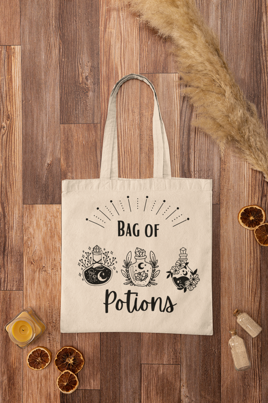 Bag of Potions - Cotton Canva Tote Bag