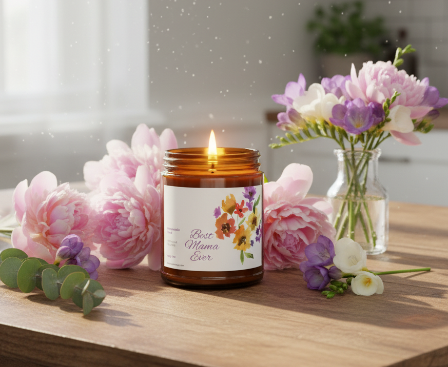 Best Mama Ever Scented Soy Candle (9 oz)