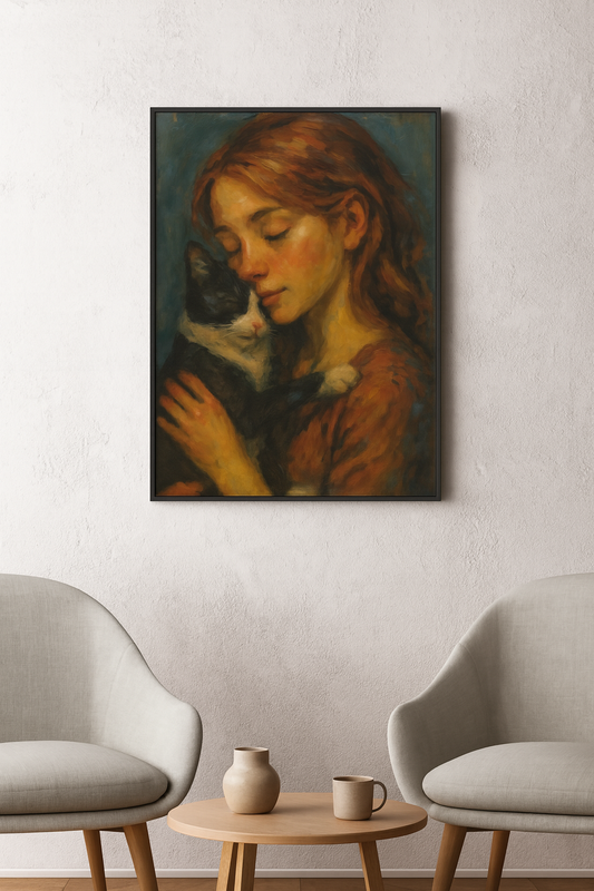 The Chosen One - Cat's Best Friend Canvas Wall Art