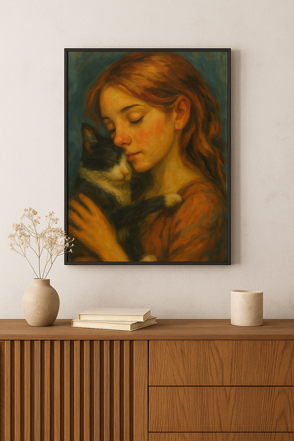 The Chosen One - Cat's Best Friend Canvas Wall Art