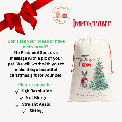 Personalized Dog Christmas Sack