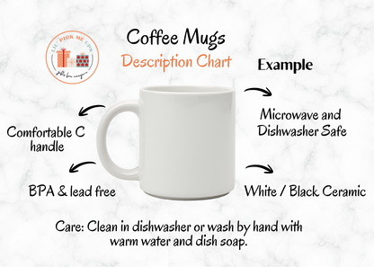 Manifest That Shit Mug — Black Magic Crystal Ball Coffee Cup