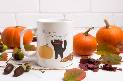 Autumn Cat Autumn Ceramic Mug