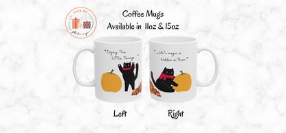 Autumn Cat Autumn Ceramic Mug