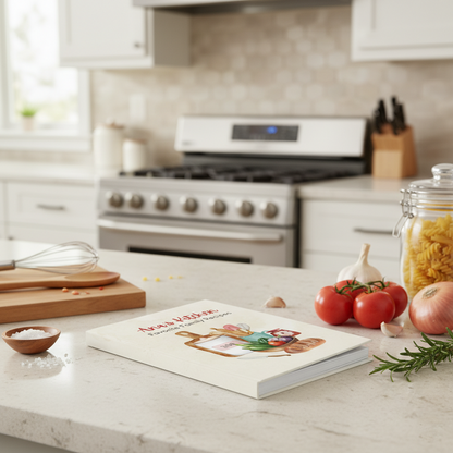 Personalized Favorite Family Recipes Hardcover Kitchen Recipe Book