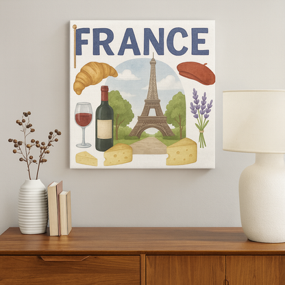 Canvas Wall Art French Inspired