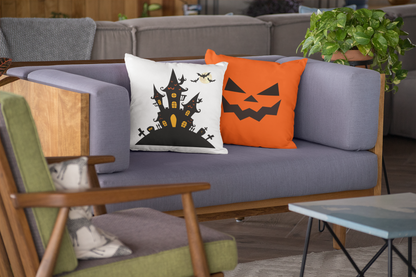 Haunted House Decorative Pillow