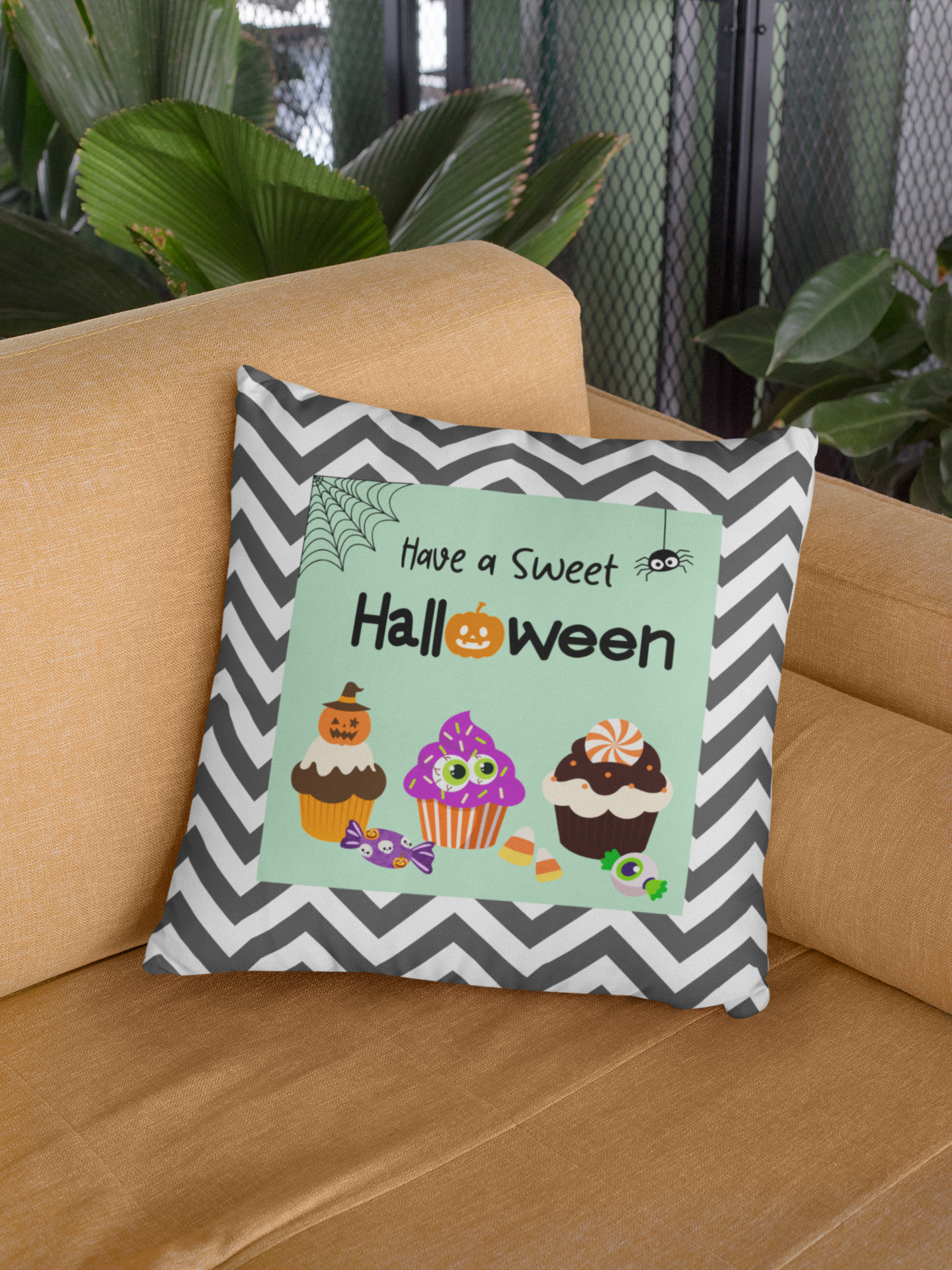 Sweet Halloween Decorative Pillow