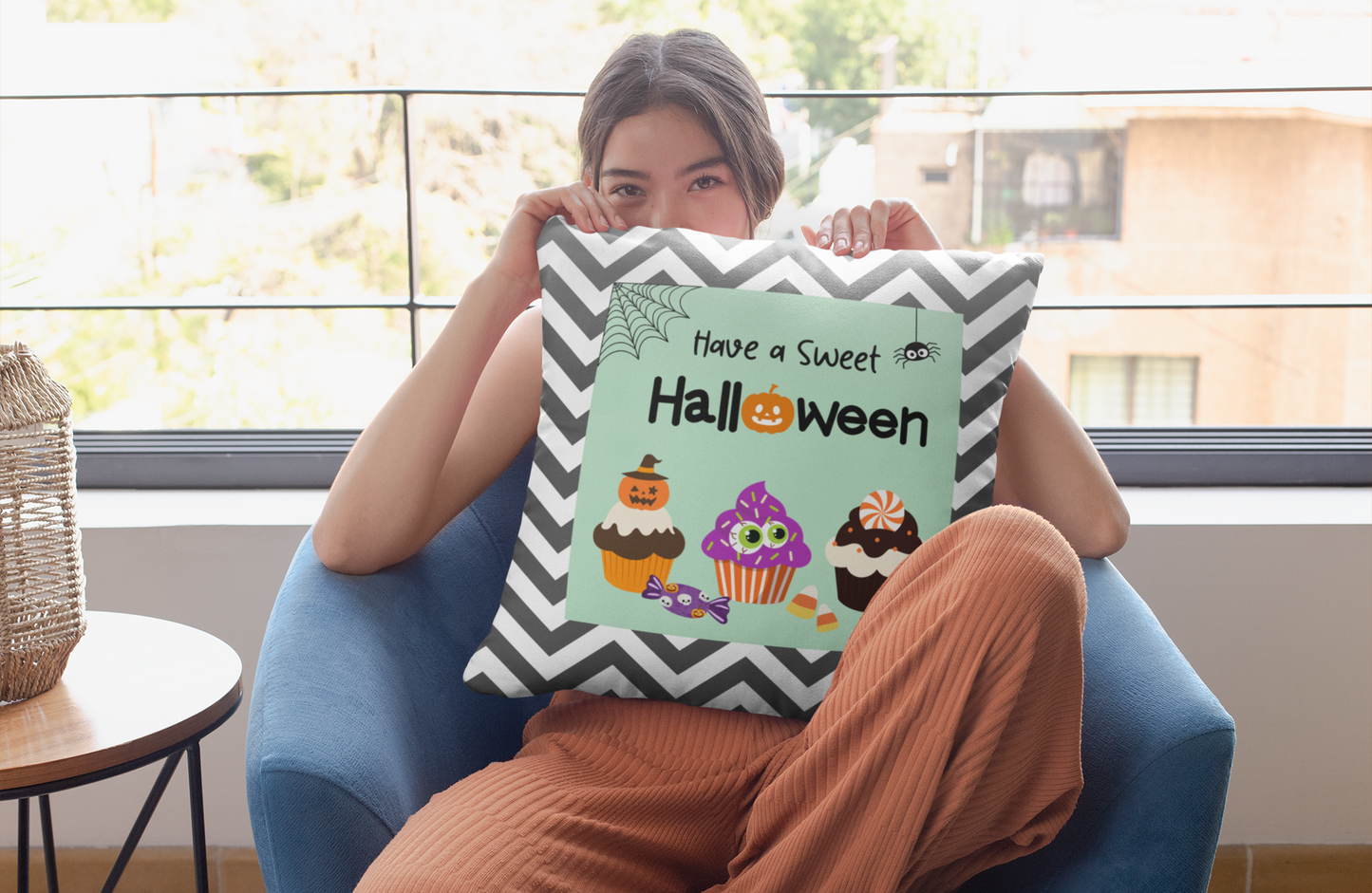 Sweet Halloween Decorative Pillow