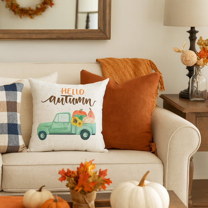 Hello Autumn Decorative Pillow