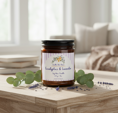 Smells Like Home Eucalyptus & Lavender Scented Jar (9oz)