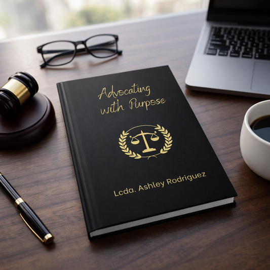 Advocating with Purpose Hardcover Journal — Personalized Legal Notebook