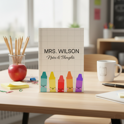 Personalized Teacher Hardcover Notebook