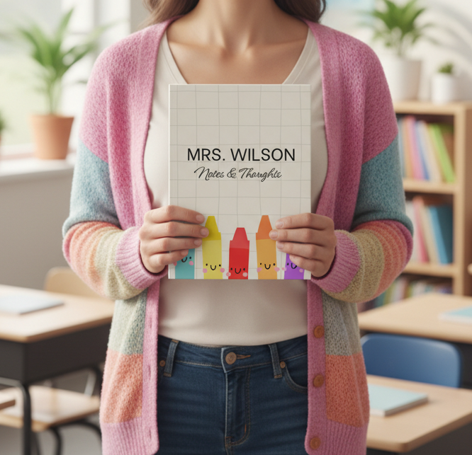 Personalized Teacher Hardcover Notebook